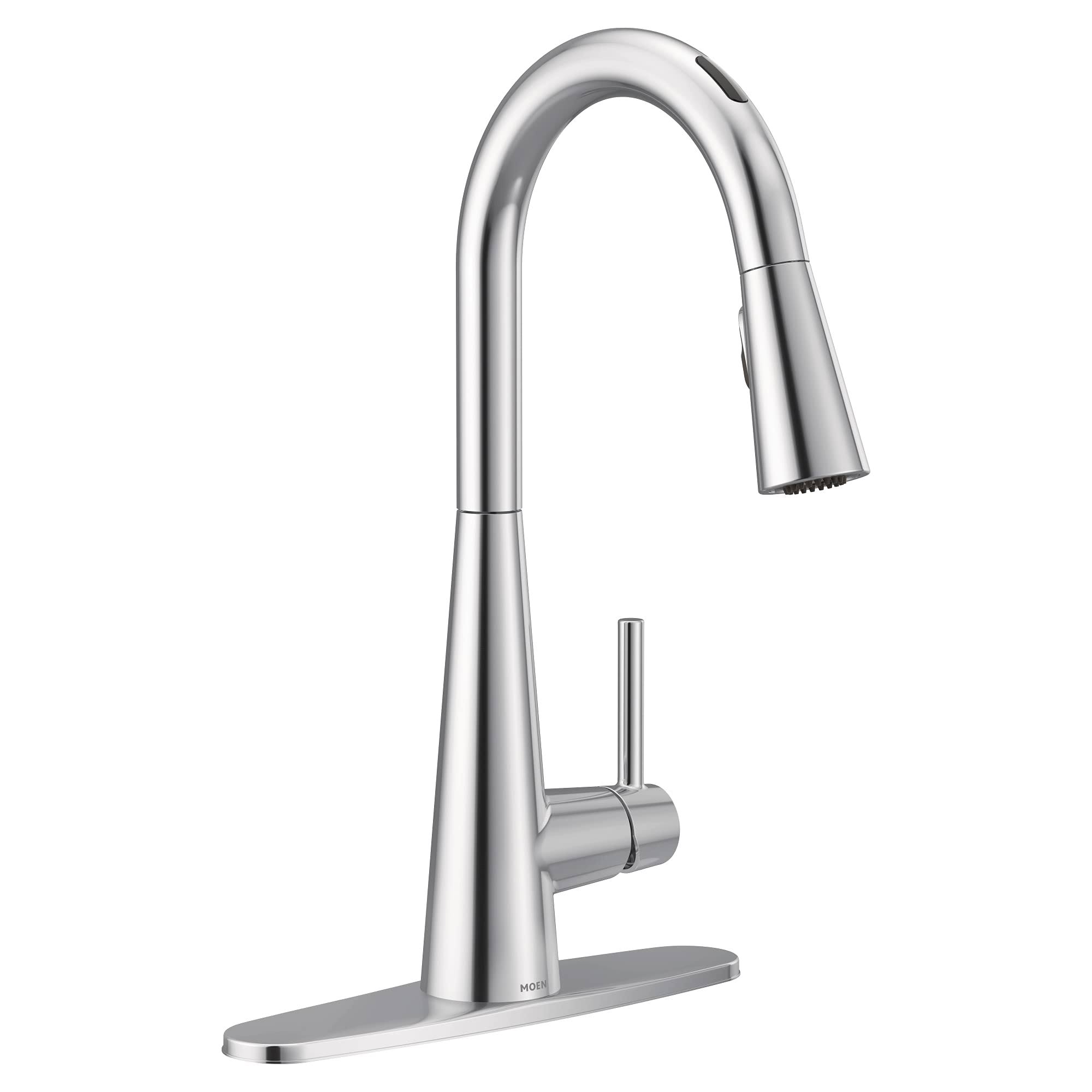 Moen 7864EVC Sleek One-Handle Voice Activated Pulldown Kitchen Faucet - Chrome