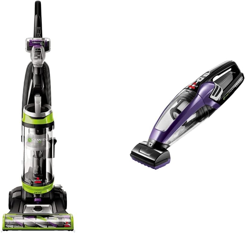 BISSELL 2252 CleanView Swivel Upright Bagless Vacuum with Swivel Steering, Powerful Pet Hair Pick Up, Specialized Pet Tools, Large Capacity Dirt Tank, Easy Empty