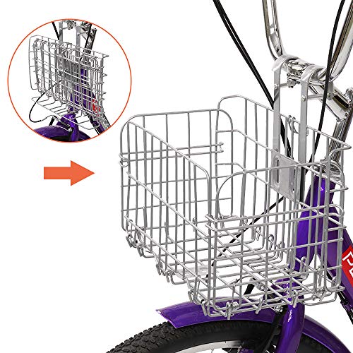 PEXMOR Adult Tricycle 7 Speed, 24/26 Inch 3 Wheel Bikes Tricycle for Adults, Adult Trike for Women/Men/Seniors, Three Wheel Cruiser Bike w/Folding Front & Rear Basket for Shopping/Recreation/Picnic