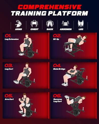 HVO Leg Extension and Curl Machine - Leg Extension Machines for Home Gym Leg Hamstring Workout