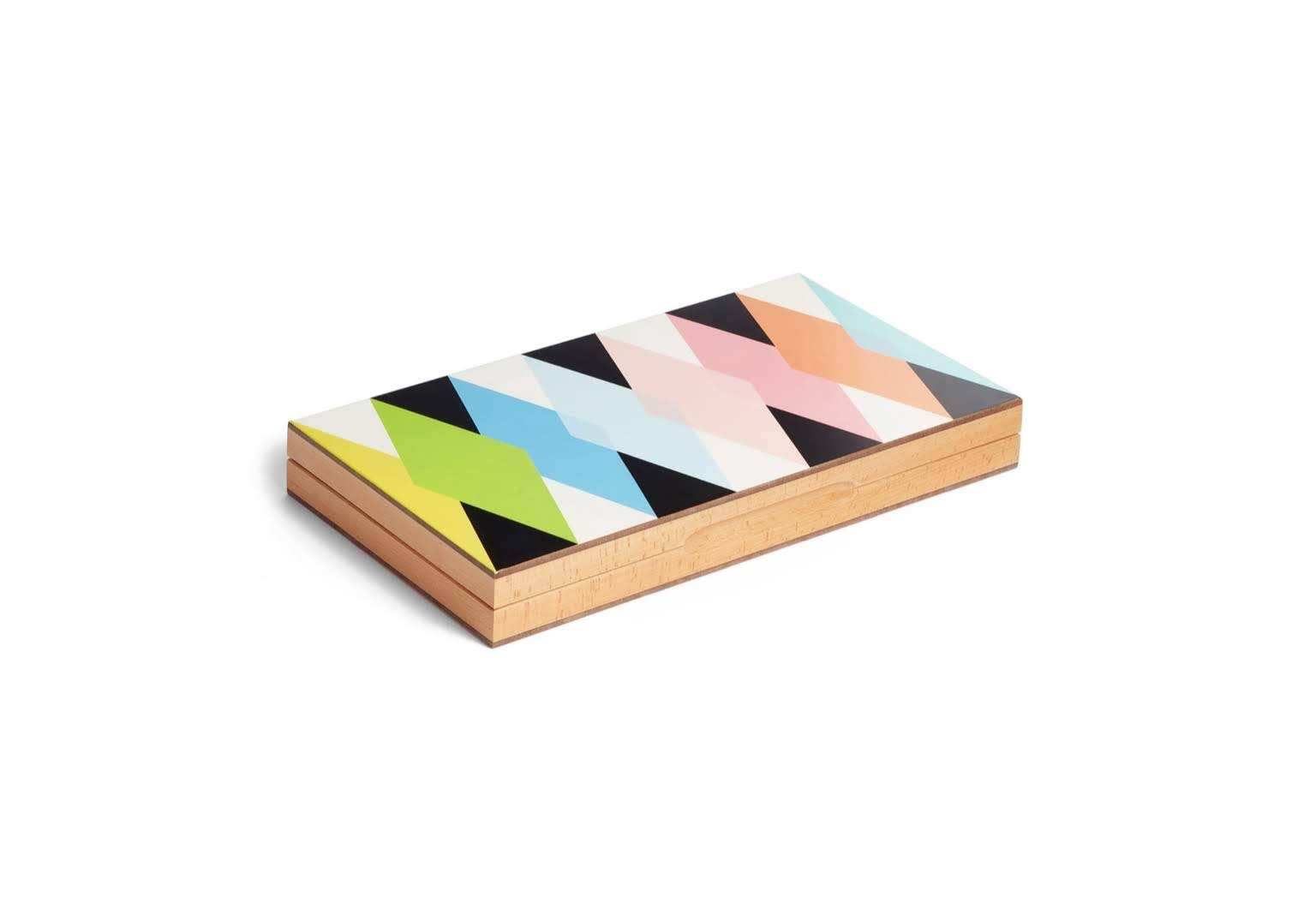 Moma Color Play Backgammon Set
