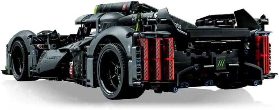 LEGO 42156 Technic PEUGEOT 9X8 24H Le Mans Hybrid Hypercar, Race Car Model Kit For Adults to Build, Christmas Activity, Gifts for Men, Women, Him or Her, 1:10 Scale, Collectible Advanced Set