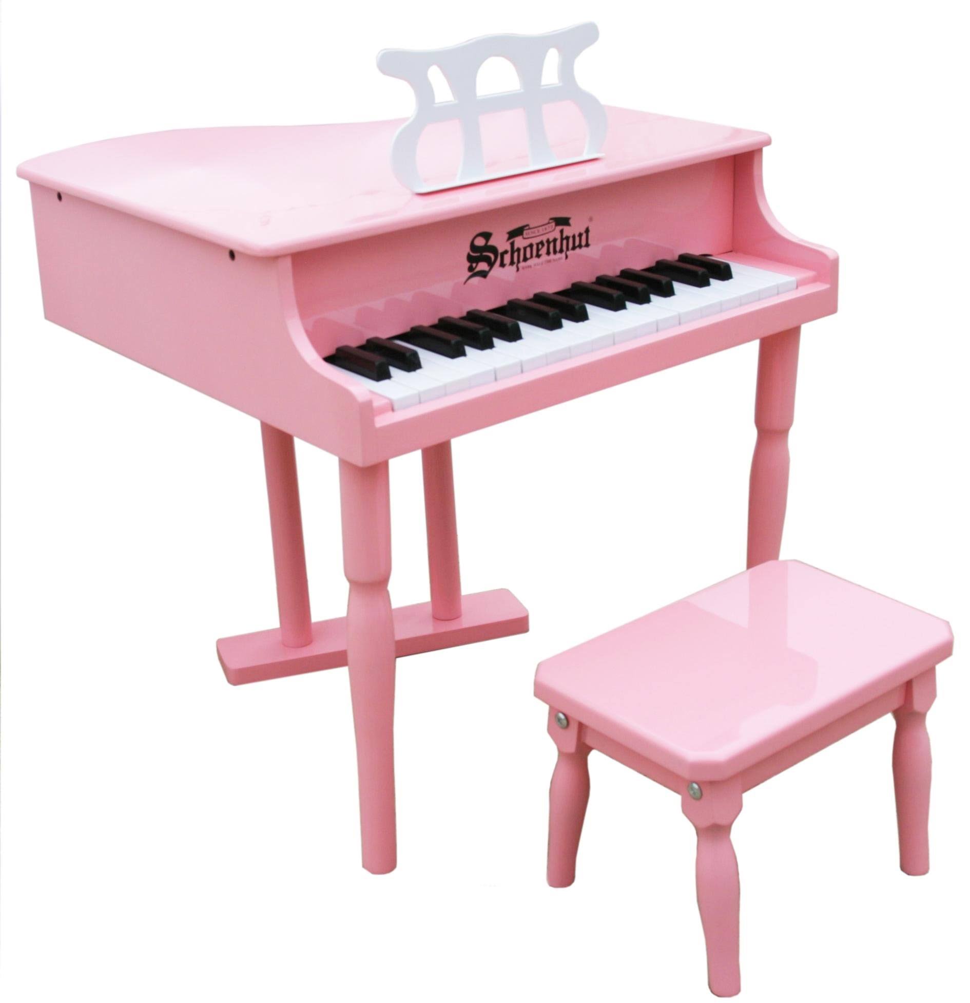 Schoenhut 30 Key Pink Classic Baby Grand Piano