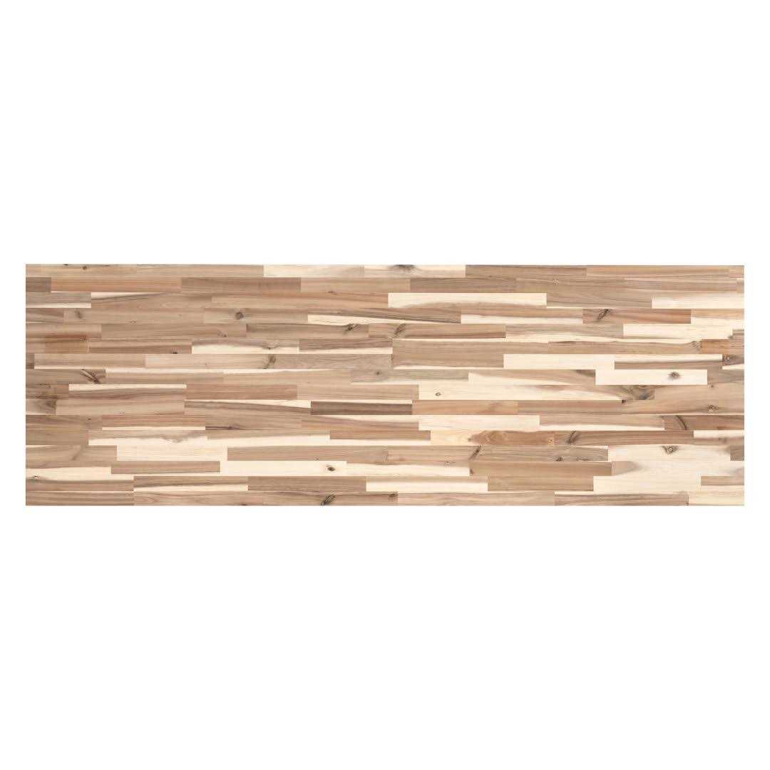 Acacia 6 Ft. L X 25 In. W X 1.5 In. T Unfinished Butcher Block Countertop With Eased Edge MSI - Shop Hardware Tools Online Store