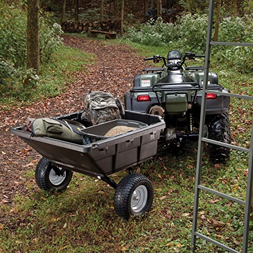Ohio Steel 3040P-SD Poly Swivel Dump Cart, 10 cu.ft., 600 lb Load Capacity