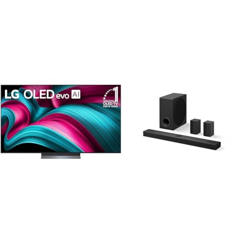 LG 65-Inch Class OLED evo AI 4K C5 Series Smart TV w/Dolby Atmos, Dolby Vision, HDR10, AI Super Upscaling 4K, Filmmaker Mode, Wow Orchestra, Alexa Built-in (OLED65C5PUA, 2025)