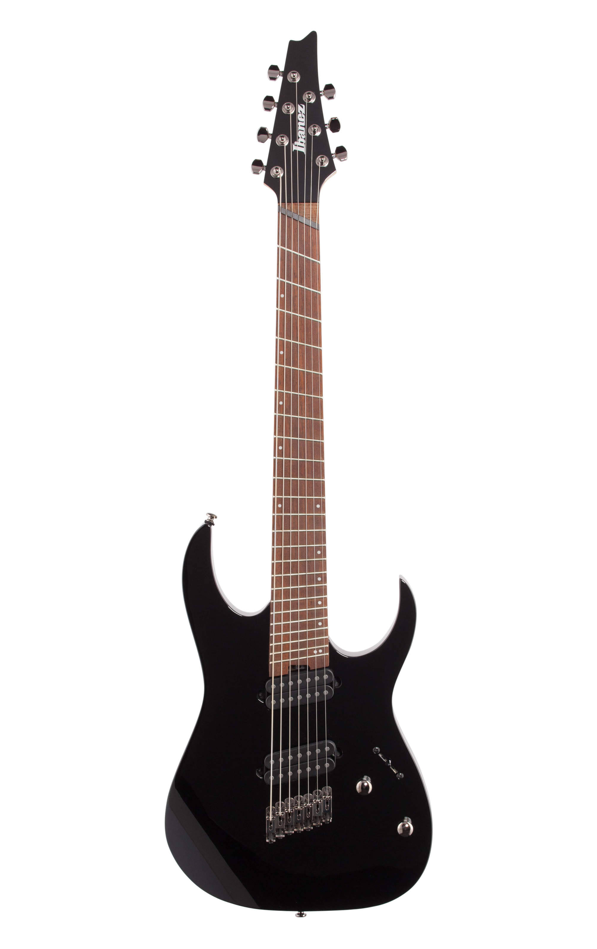 Ibanez RGMS7 Multi-Scale 7-String Electric Guitar Black