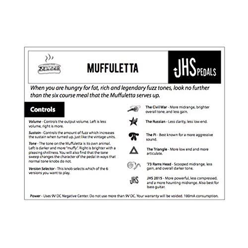 JHS Muffuletta Distortion u0026 Fuzz Pedal