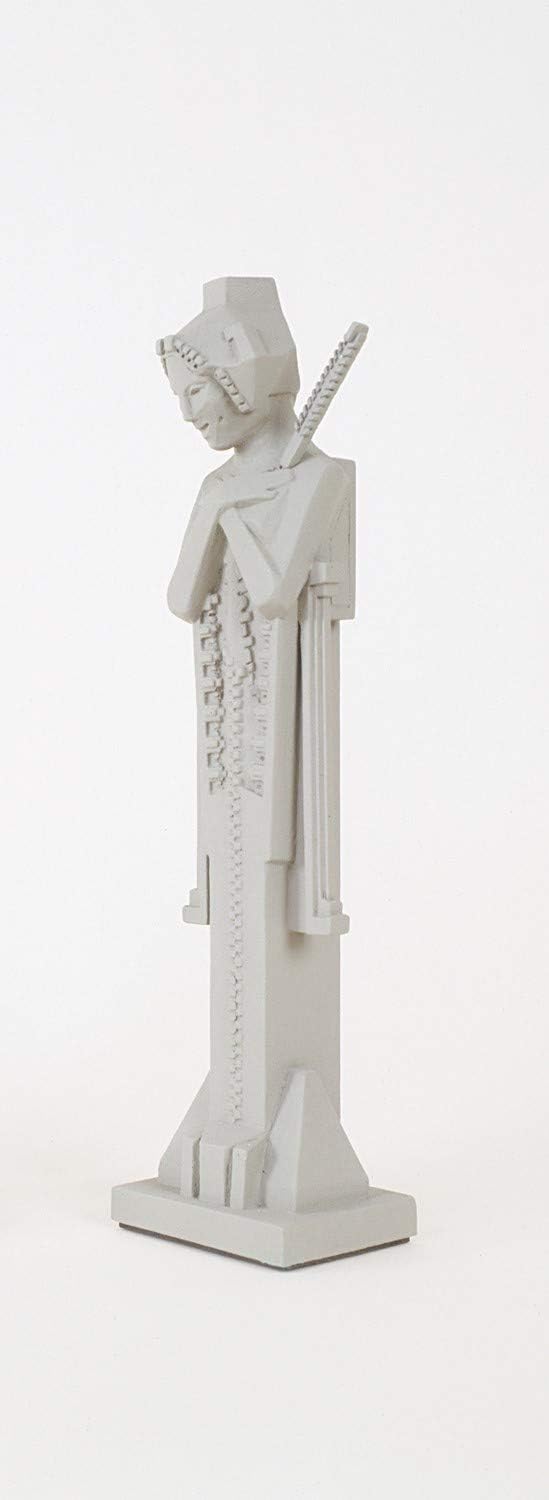 Frank Lloyd Wright Midway Gardens Sprite w Baton Tabletop Sculpture - 12 inch H - Authorized Reproduction - Cast Stone