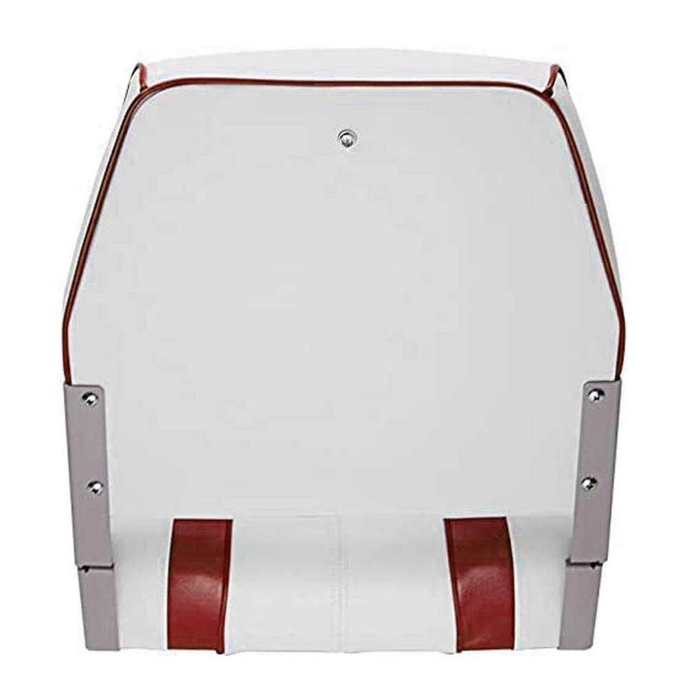 MSC Fishing Folding Boat Seats,One Pair Pack (S103 White/Red)