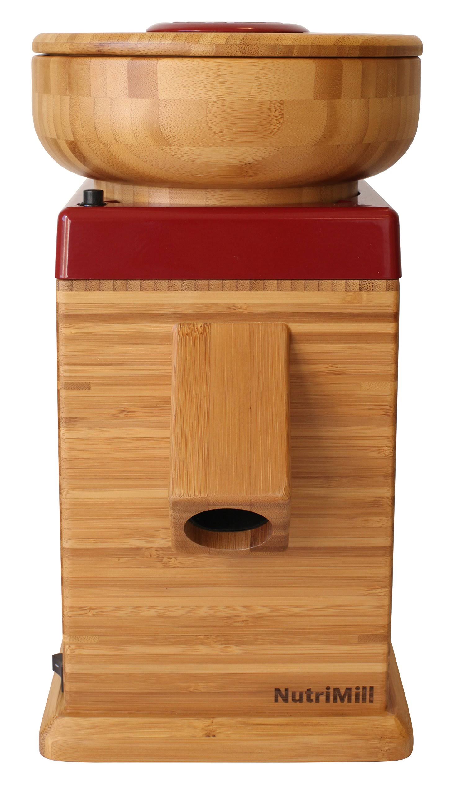 Nutrimill Harvest 450 Watt Stone Grain Mill Cayenne