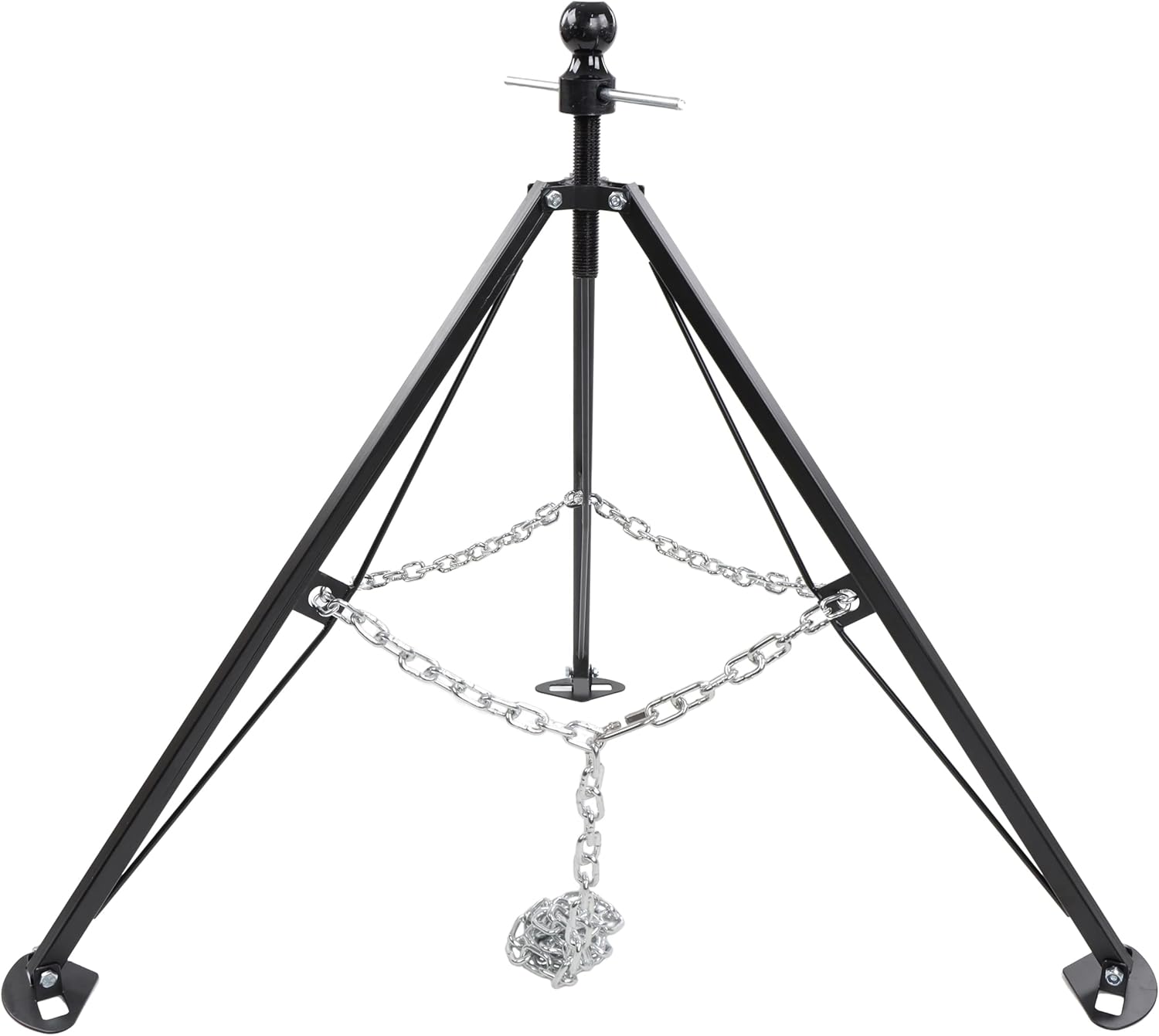Dumble Gooseneck RV Stabilizer Tripod - 2-5/16in Ball Joint 7500lb Cap 5th Wheel Tripod Stabilizer Adjustable Jack