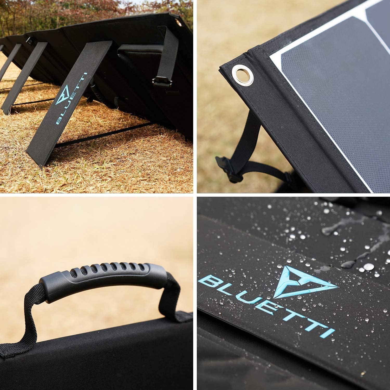 BLUETTI AC200P Portable Power Station with Solar Panel Included 2000W Solar Generator Kit with 3pcs 200W Foldable Solar Panel, 6 120V AC Outlet Lithium Battery Backup for Home Use Outdoor Camping Van