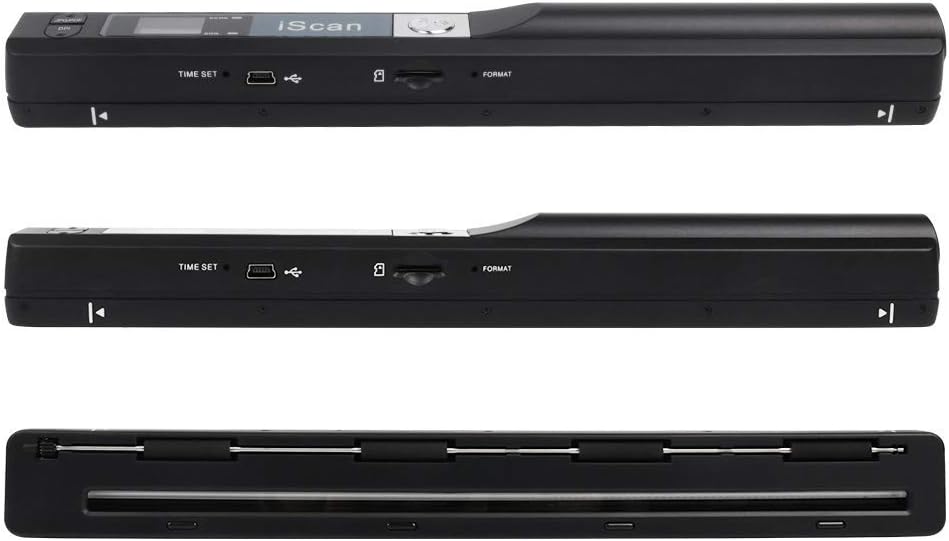 Portable Scanner iSCAN 900 DPI A4 Document Scanner Handheld for Business, Photo, Picture, Receipts, Books, JPG/PDF Format Selection, Support Micro SD (Not Included) Card Hand Scanner-B