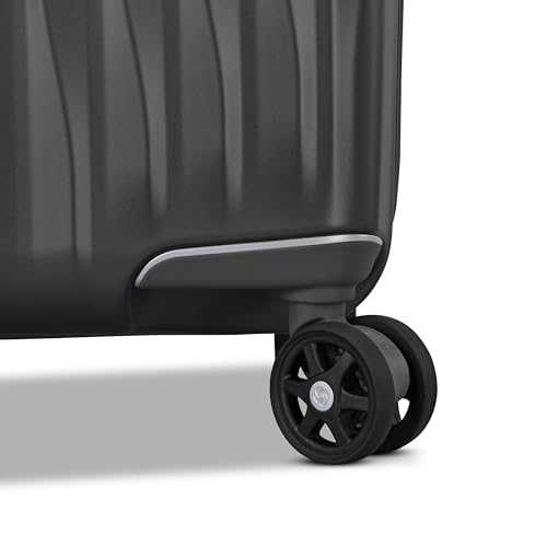 Samsonite UpLIFT 19" Lightweight Hardside Carry-On Luggage with Spinner Wheels - Expandable - Airline-Approved, Polycarbonate Hard Suitcase for Ultra Lightweight Travel - Silver Shimmer