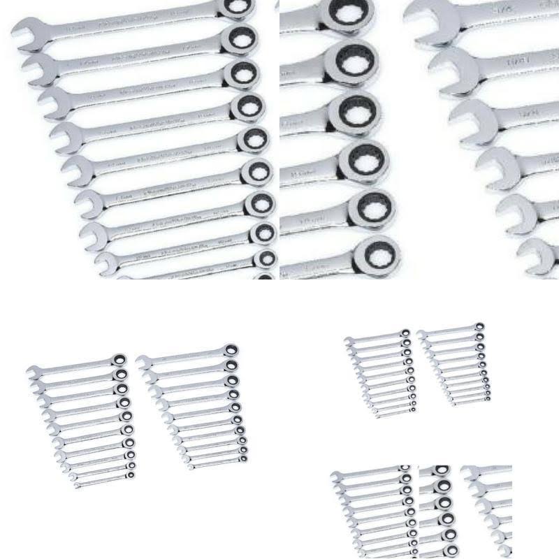 GearWrench 20-Piece Ratcheting Wrench Set SAE and Metric #35720