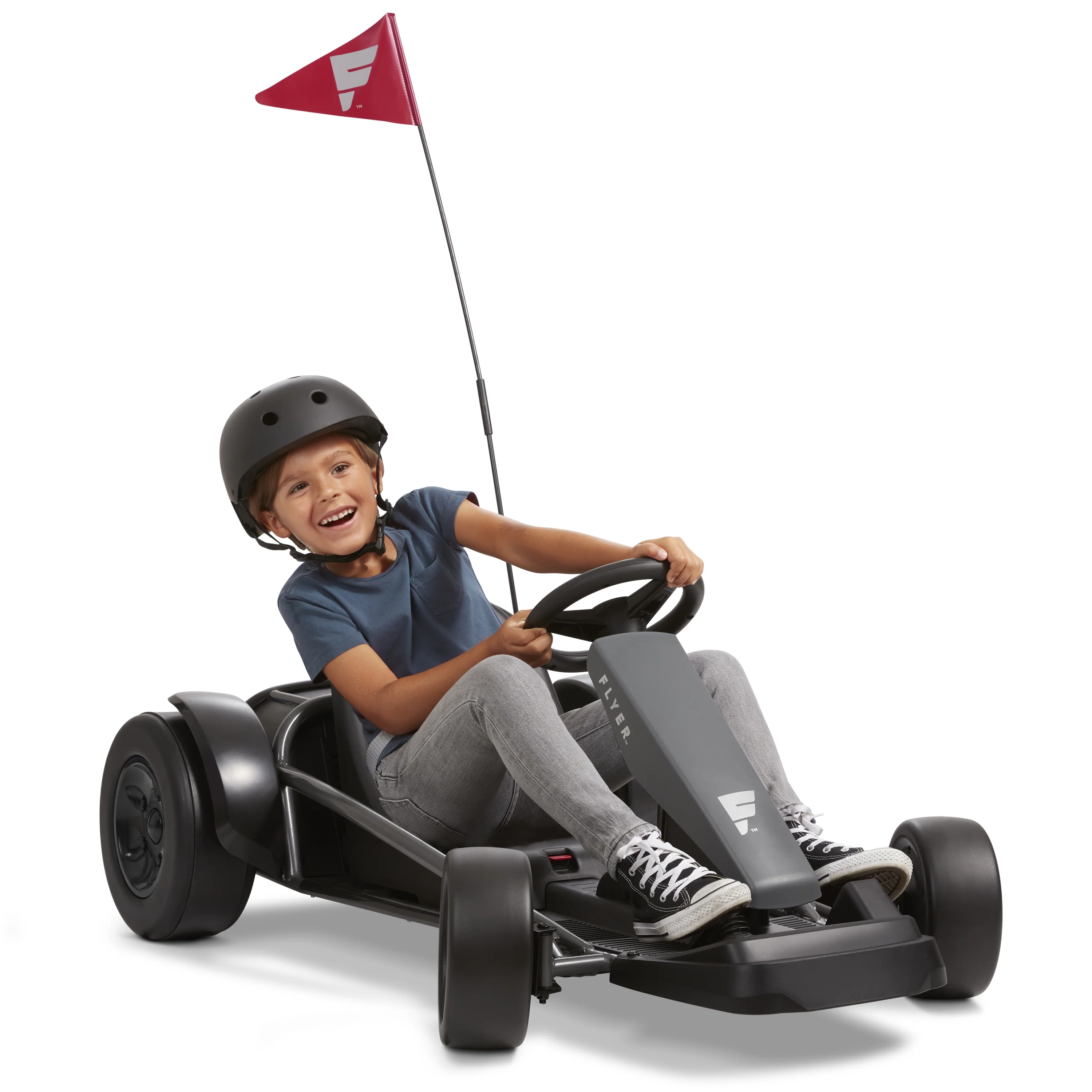 Radio Flyer, 36V Extreme Drift Go-Kart Ride-on, Battery Powered, 3 Speeds up to 11MPH, Unisex Design