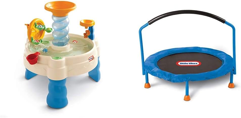Little Tikes Spiralin' Seas Waterpark Play Table, Multicolor Pack of 2