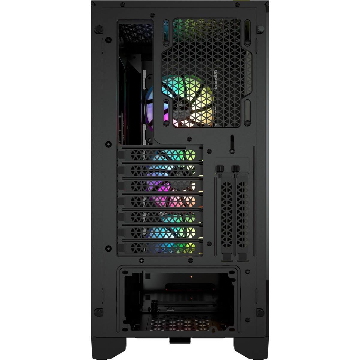 Corsair iCUE 4000X RGB Tempered Glass Mid-Tower ATX Case - Black