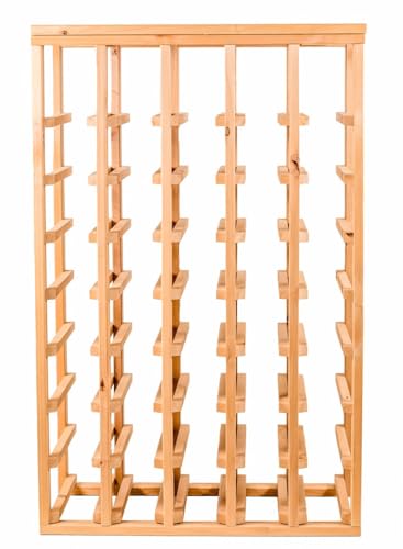 40 Bottle Table Top Wood Wine Rack (Pine)