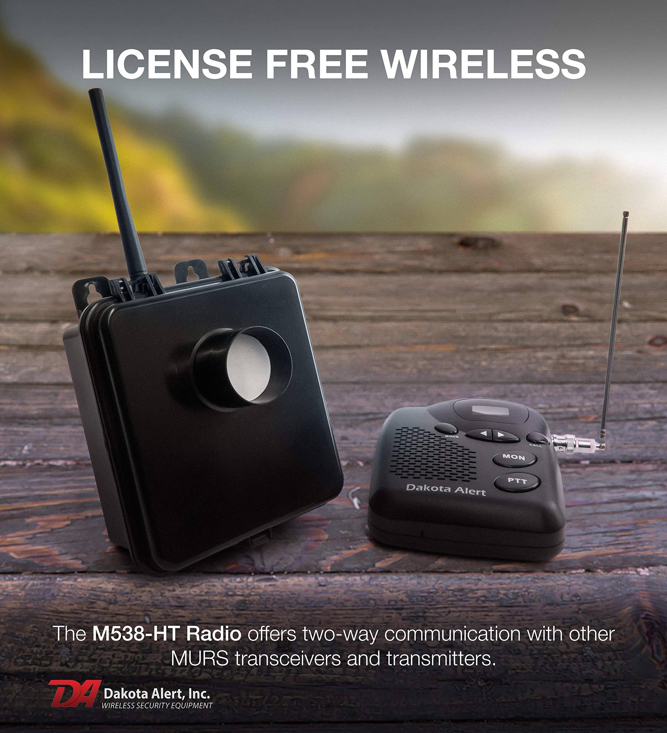 Dakota Alert Murs Wireless Motion Detection Kit Base Station Radio
