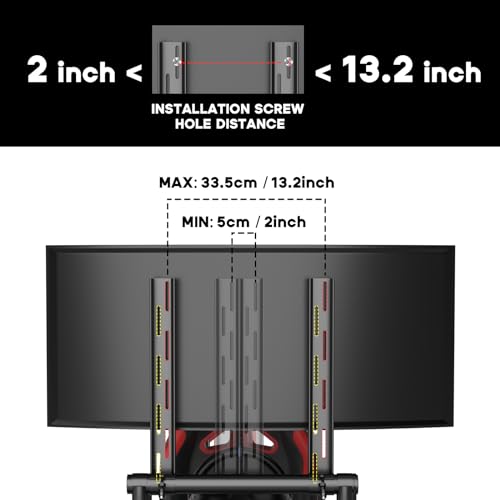 RACGTING Racing Simulator Cockpit with TV Monitor Stand for G920 G29 G923, Racing Simulator for Thrustmaster T248X T248 T300 T150 458 TX Xbox PS5 PS4 PC