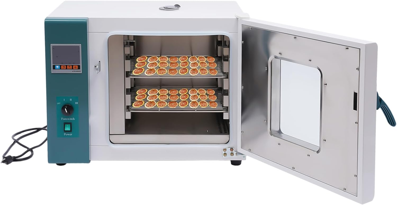 Lab Forced Air Convection Drying Oven,Constant Oven Constant Temperature Blast Drying Oven for drying, baking, wax melting,Rt+10-250°C(up to 300°C)