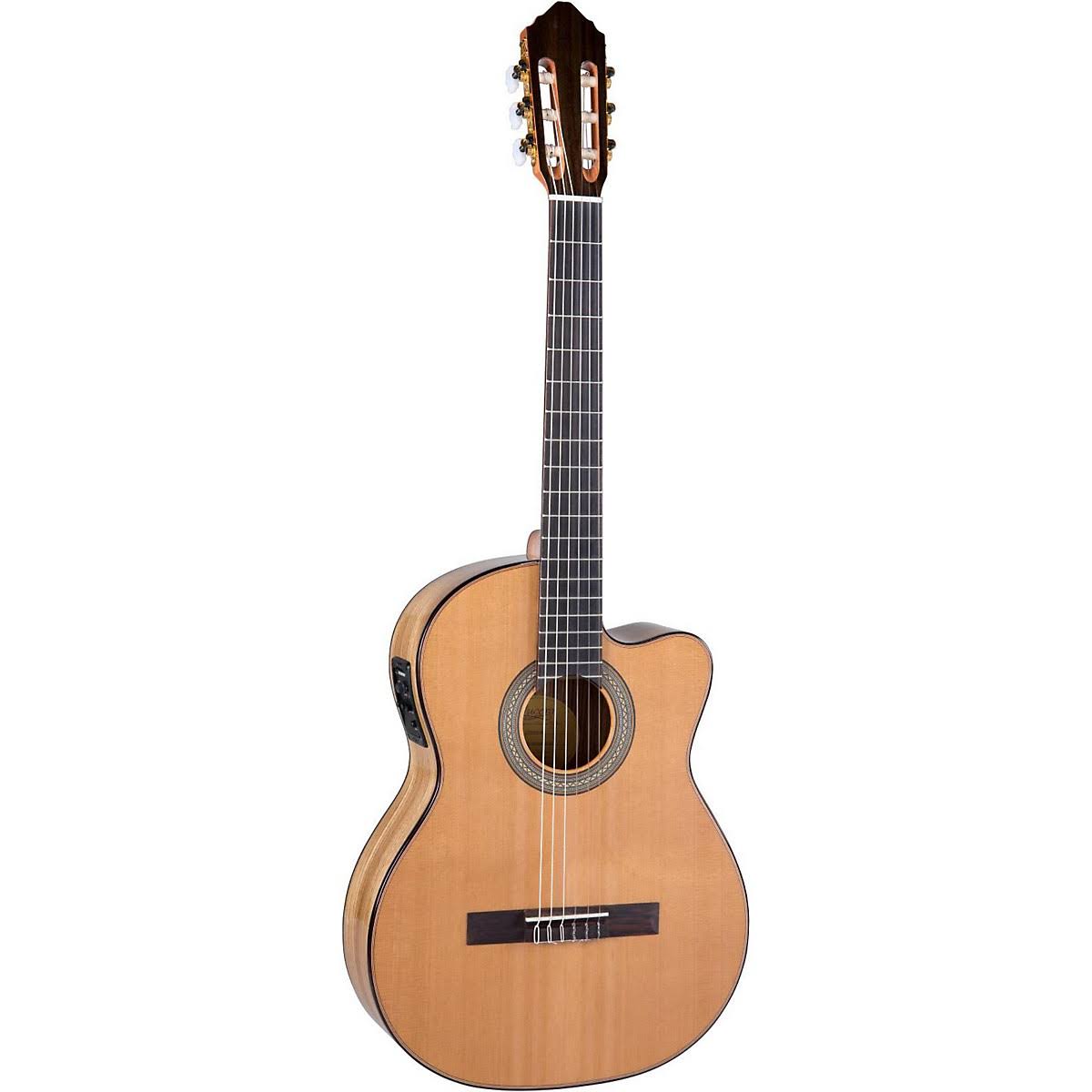 Lucero Lc235sce Acoustic-Electric Exotic Wood Classical Guitar Natural