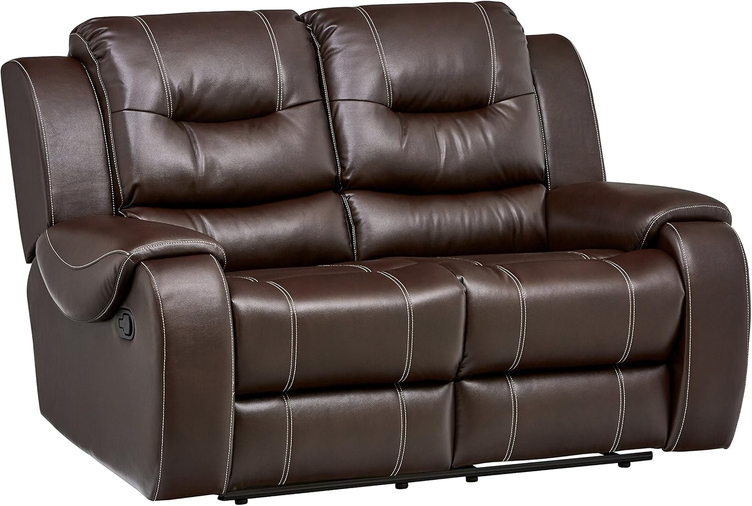 Cambridge Clark Two Piece Set: Sofa, Loveseat Living Room Furniture, Brown