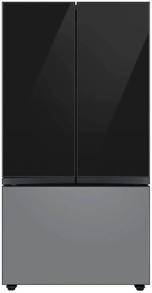 Samsung Bespoke 3-Door French Door Refrigerator Panel - Bottom Panel - Matte Grey Glass