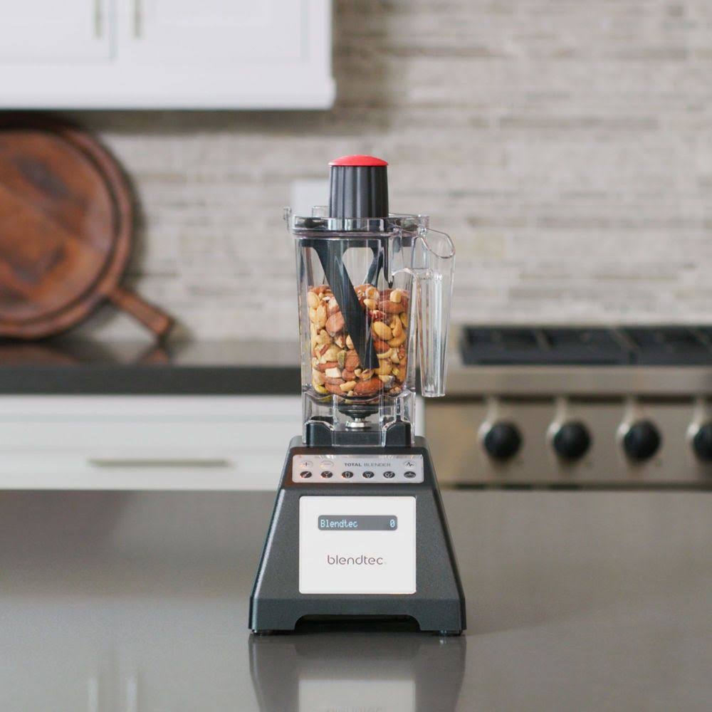 Blendtec Total Classic Original Blender 10 Speed, WildSide+ Jar u0026 Twister Black