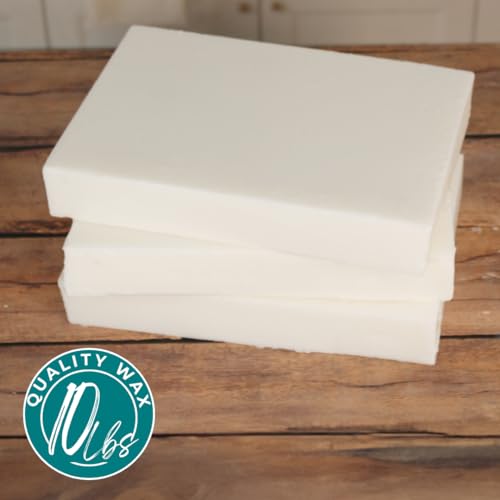 Soy Wax for Candle Making | 40lb Soy Candle Wax Slab | Smooth Blend for High Load Fragrance Formulation |Candle Making Supplies | Soy Wax Candles in Bulk