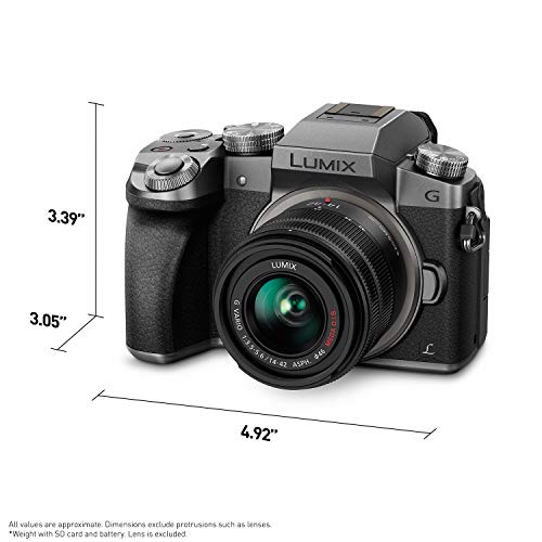 Panasonic LUMIX G7KS 4K Mirrorless Camera, 16 Megapixel Digital Camera, 14-42 mm Lens Kit, DMC-G7KS