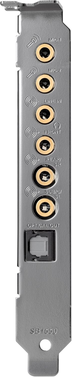 Creative Sound Blaster Audigy PCIe RX 7.1 Sound Card with High Performance Headphone Amp