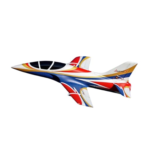 Fms Rc Jets 70mm Viper V2 EDF Navy Blue rc Airplanes for Adults for Trainer for Beginners 6 CH Remote Control Planes PNP (NO Control Battery Charger)