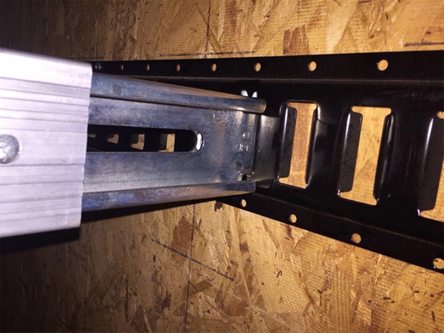 Two 85- 96 Adjustable Aluminum E-Track Decking/Shoring Beam | Cargo Load Lock Bar for Enclosed Trailers, Trucks, Vans, and Reefers with The E Track Tie-Down System