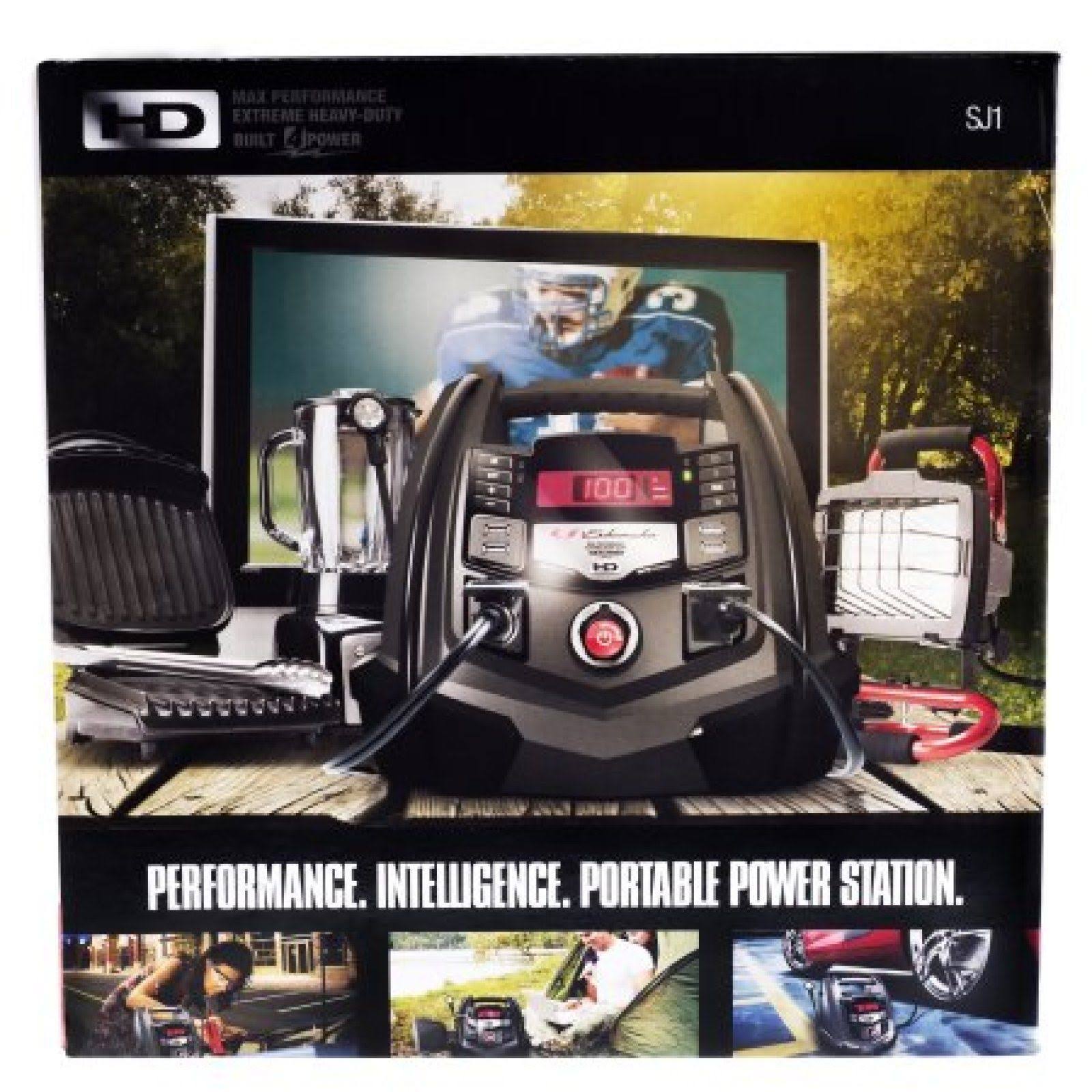 Schumacher 1200 Peak Amp Multifunctional Portable Digital Power Station