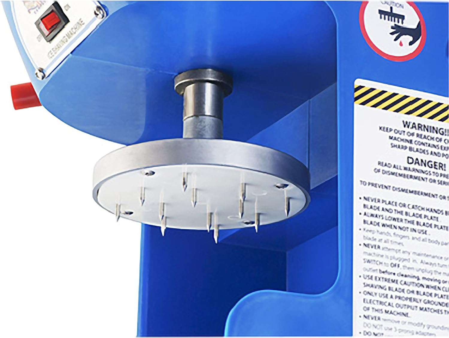 Ice Cub Shaved Ice Machine - Powerful Crushed Ice Maker and Snow Cone Machine for Parties, Concessions, or Events by Great Northern Popcorn (Blue)