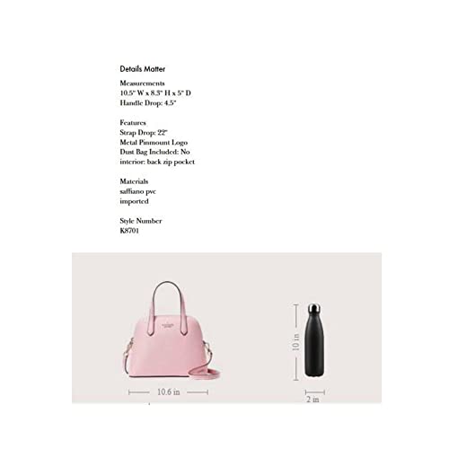 Kate Spade New York Women's Schuyler Saffiano Leather Medium Dome Satchel Bag