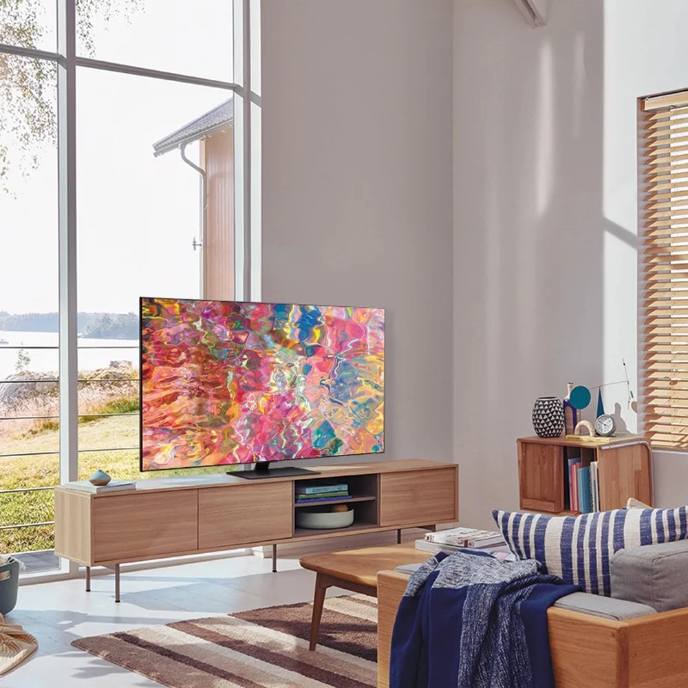 Open Box Samsung 85-Inch Class QLED Q80B Series - 4K UHD Direct Full Array Quantum HDR 8X Smart TV with Alexa Built-in (QN85Q80BAFXZA, 2022 Model)