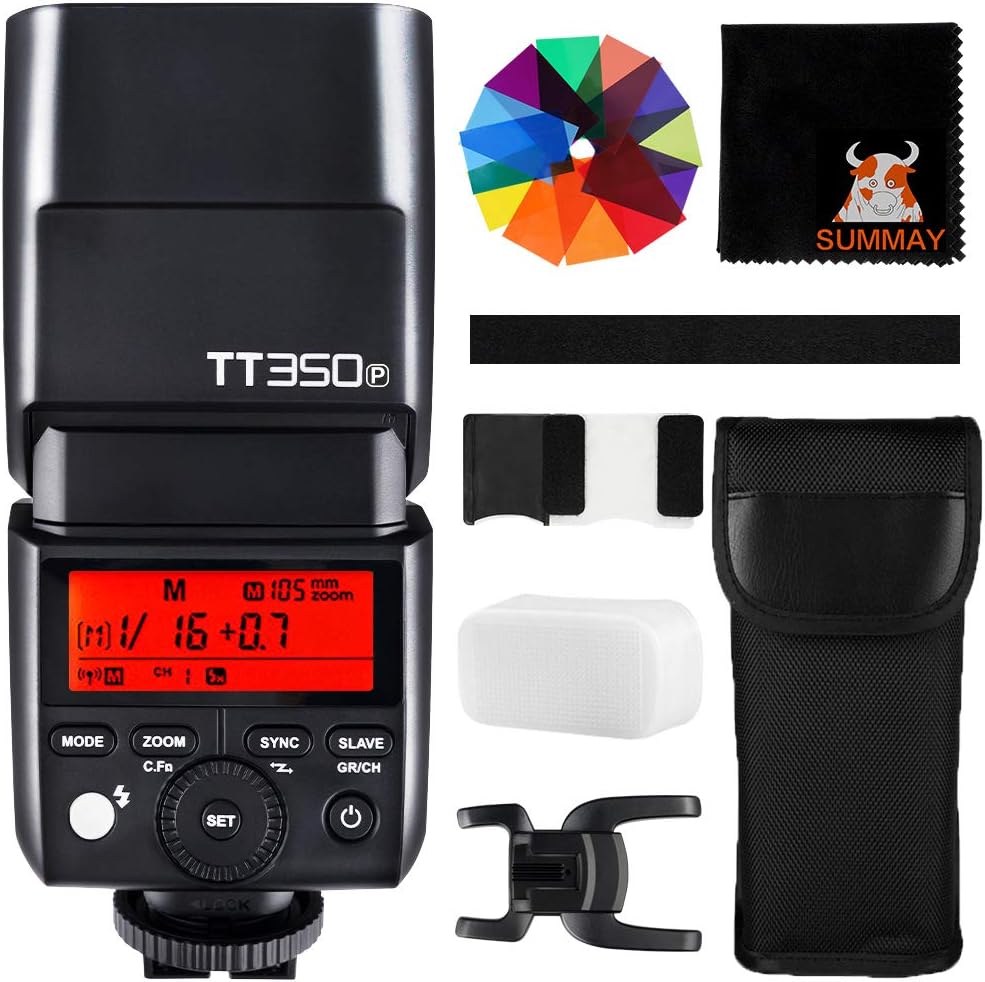 GODOX TT350P TTL Flash Speedlite Compatible for Pentax Cameras 645Z K-3II K-1 KP K-50 K-S2 K70 (TT350P)