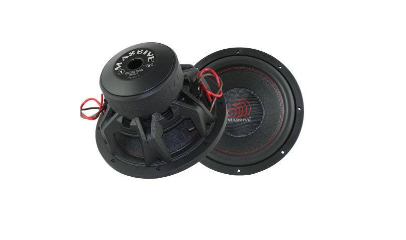 Massive Audio Hippo XL122 4000 W Max 12x22 Dual 2 Ohm Stereo Car Audio Subwoofer