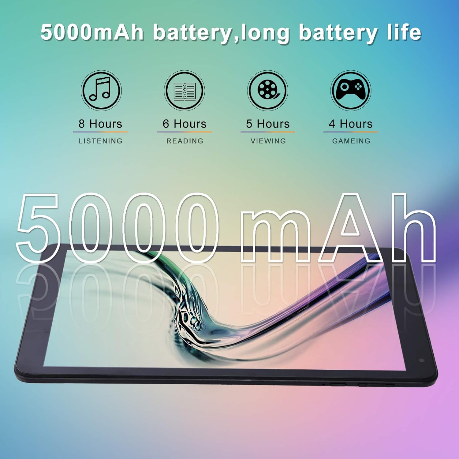 Tablet 10.1 inch Android Tablet AWOW, 1.5GHz Quad Core, 2GB RAM, 32GB ROM, 1280 x 800 HD IPS, 0.3MP & 2MP Camera, Android 10 GO, 2.4G WiFi, Bluetooth 4.0, Micro USB2.0, 5000mAh Battery Capacity