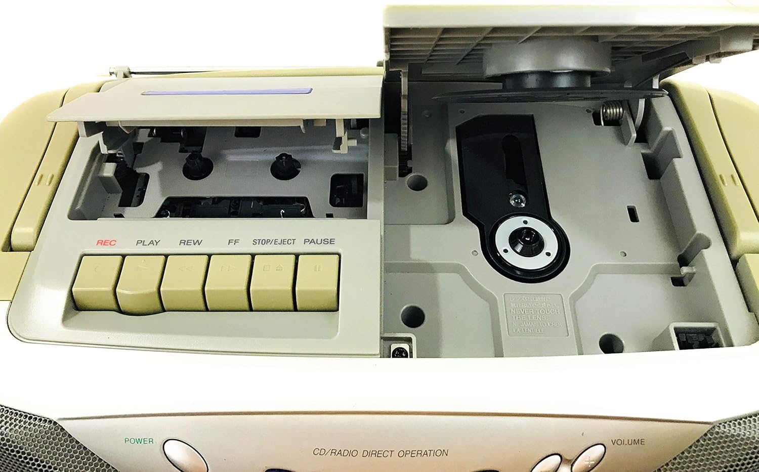 Sony Portable 1-Piece AM/FM/CD Cassette Boombox (CFDS26)