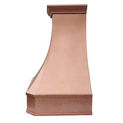 Copper Range Hood with Professional Liner and Internal Motor Sinda H3SL