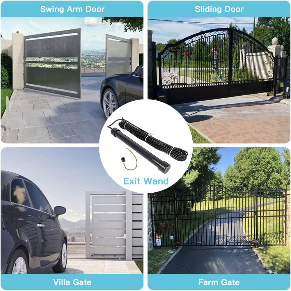 Automatic Electric Gate Lock for Swing Gate Opener Automatic Gate Lock with Control Board AC/DC 12-24V for Multi Gate Door Opener Lock