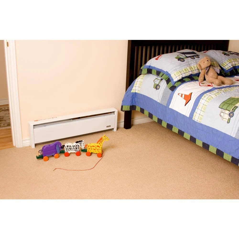 Cadet Ebhn750 47x22 Wide 2560 BTU 208/240 Volt 750 Watt Self-Contained Hydronic Baseboard Heater - White