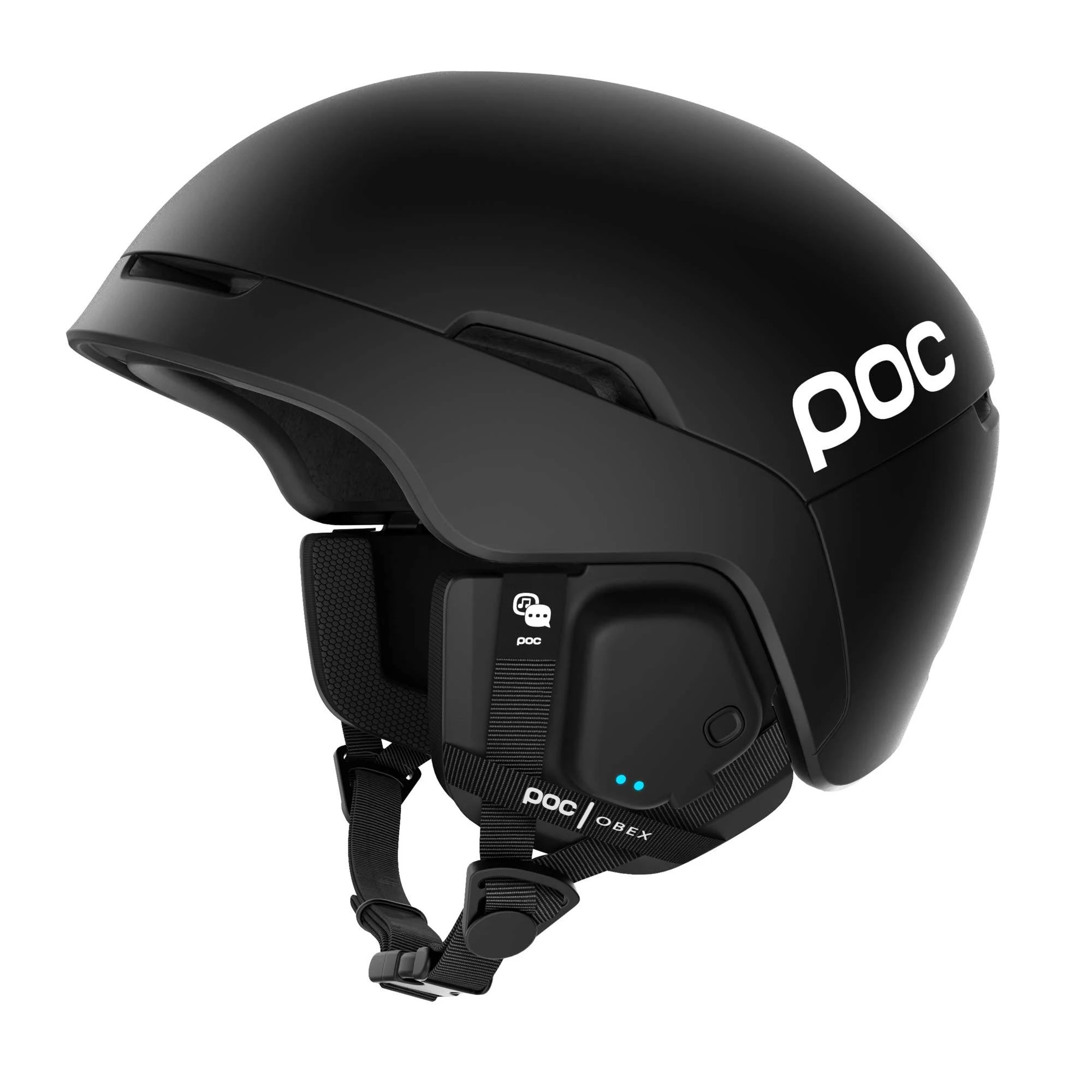 POC OBEX Spin Communication Helmet Uranium Black, XS/S