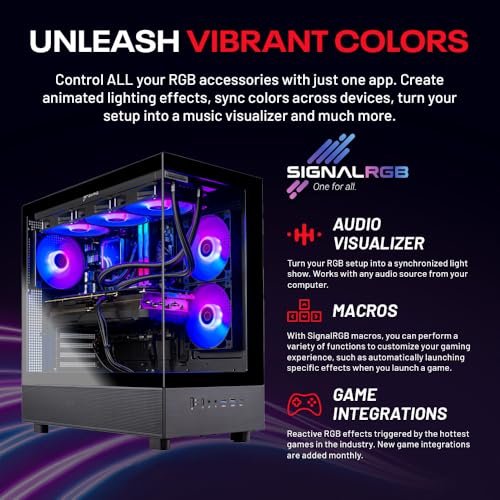 Skytech Gaming Azure 3 Desktop PC, Intel i7 14700F 2.1 GHz (5.3GHz), NVIDIA RTX 5070 12GB, 1TB Gen4 NVMe SSD, 32GB DDR5 RAM 6000 RGB, 850W Gold PSU, 360mm ARGB AIO, Wi-Fi, Win 11