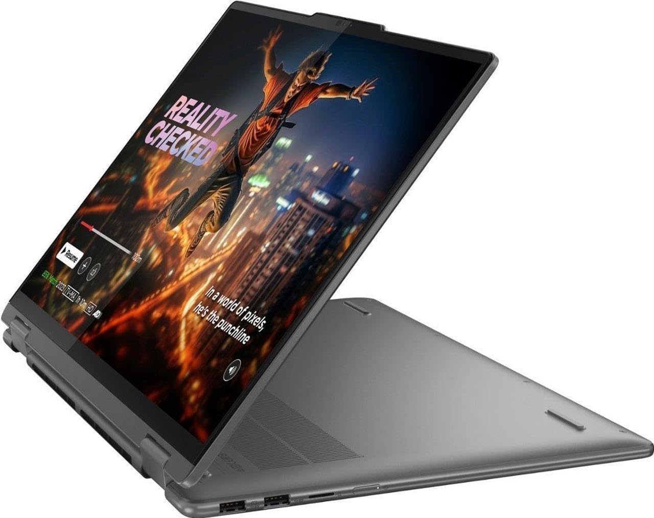 Lenov Yoga 2 in 1 16" 2K Touchscreen Laptop | Intel Core Ultra 7 155U | Intel HD Graphics | Backlit | Fingerprint | 16GB RAM DDR5 | 1024GB SSD | Windows 11 Home | Bundle with Stylus Pen